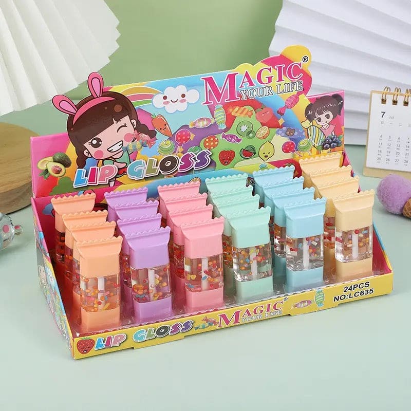 Set Of 6 Cute Candy Shape Lip Gloss, Transparent Gloss Set, Moisturizing Long Lasting Lip Gloss, Crystal Lip Gloss Oil For Women Lips, Non-Stick Waterproof Lip Gloss Set Of 6 Cute Candy Shape Lip Gloss, Transparent Gloss Set, Moisturizing Long Lasting Lip Gloss, Crystal Lip Gloss Oil For Women Lips, Non-Stick Waterproof Lip Gloss